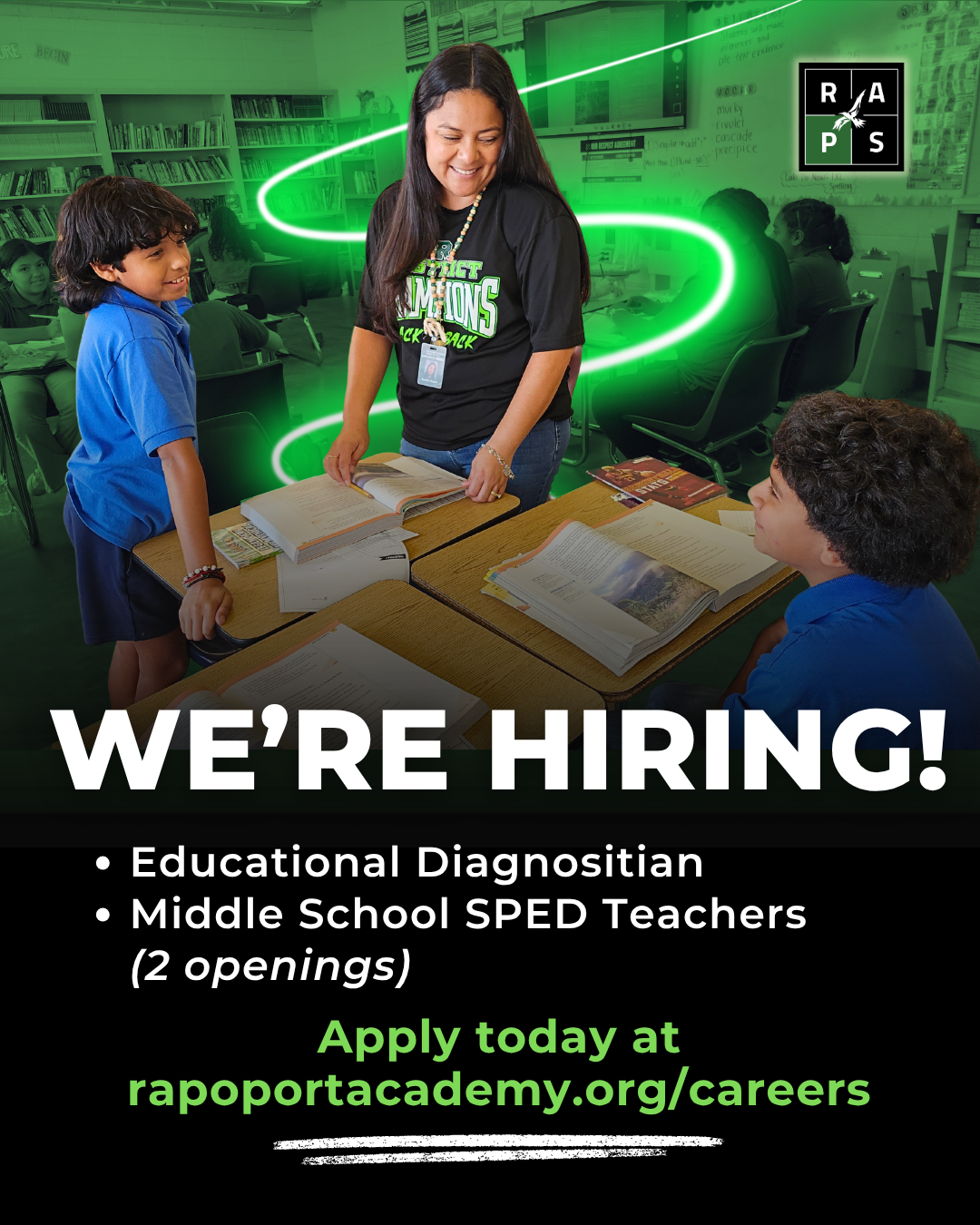 Join the Team: Openings in our Special Populations Department