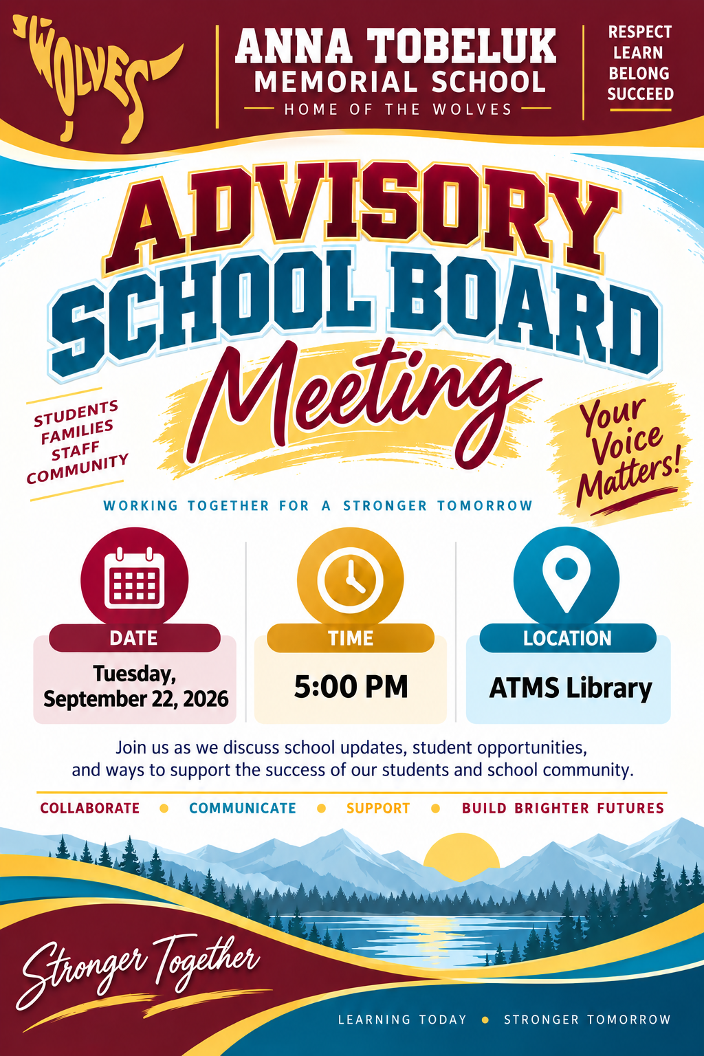 Advisory School Board Meeting