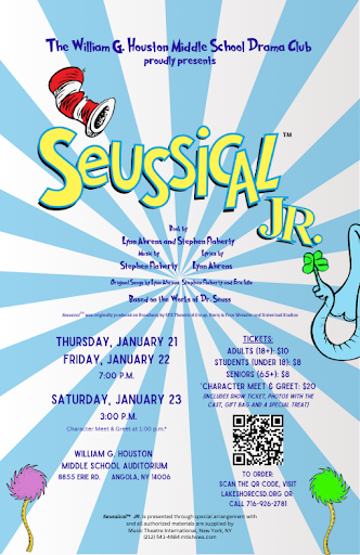 Seussical Jr. poster