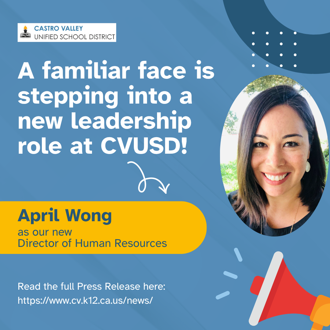 Castro Valley Unified School District Appoints  April Wong  for  Human Resources Director