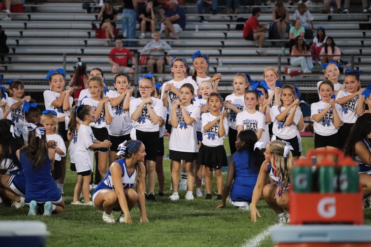 Future Braves Take the Field with WHS Cheer 💙📣