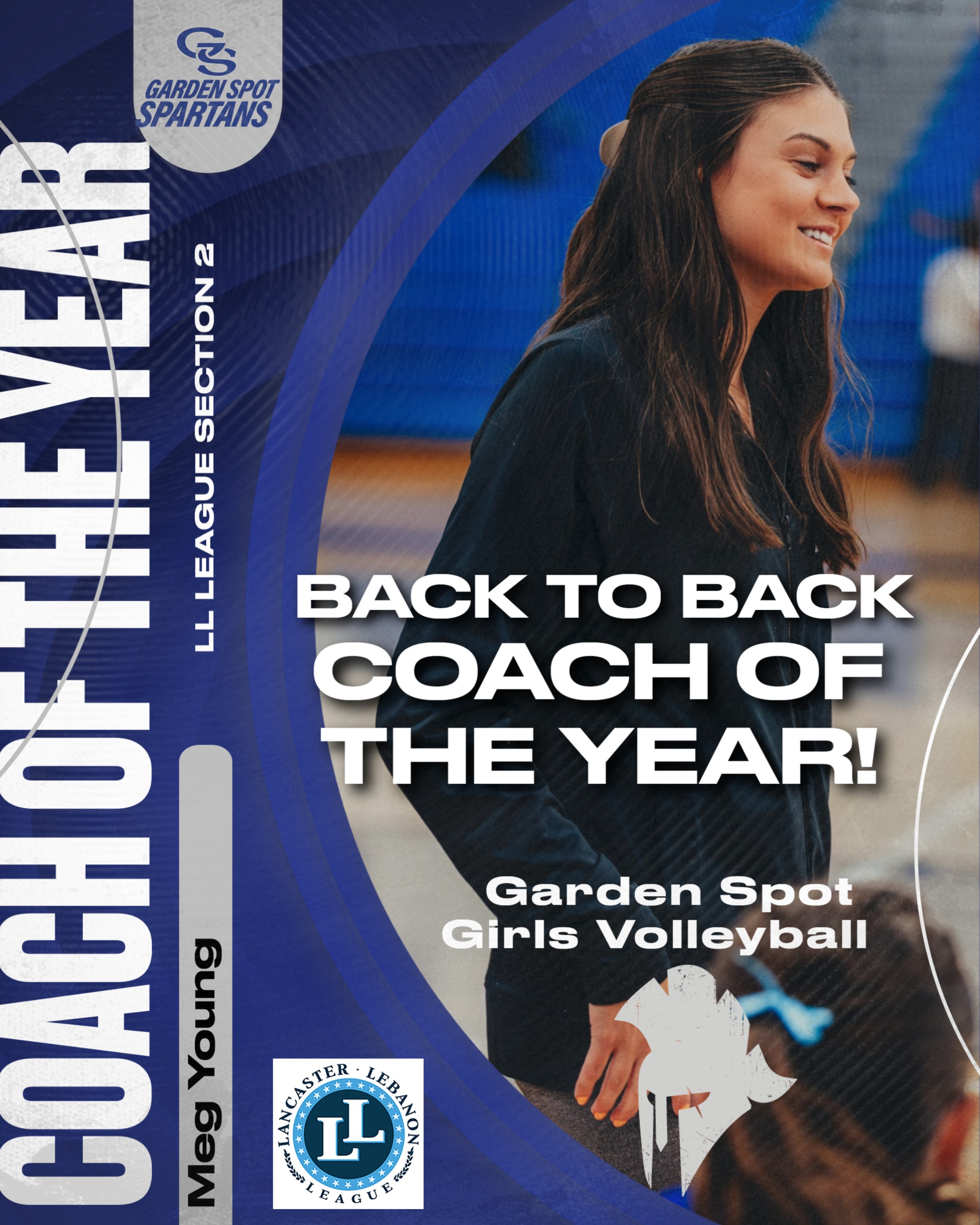 Coach Meg Young Named 'Coach of the Year' at Garden Spot High School!