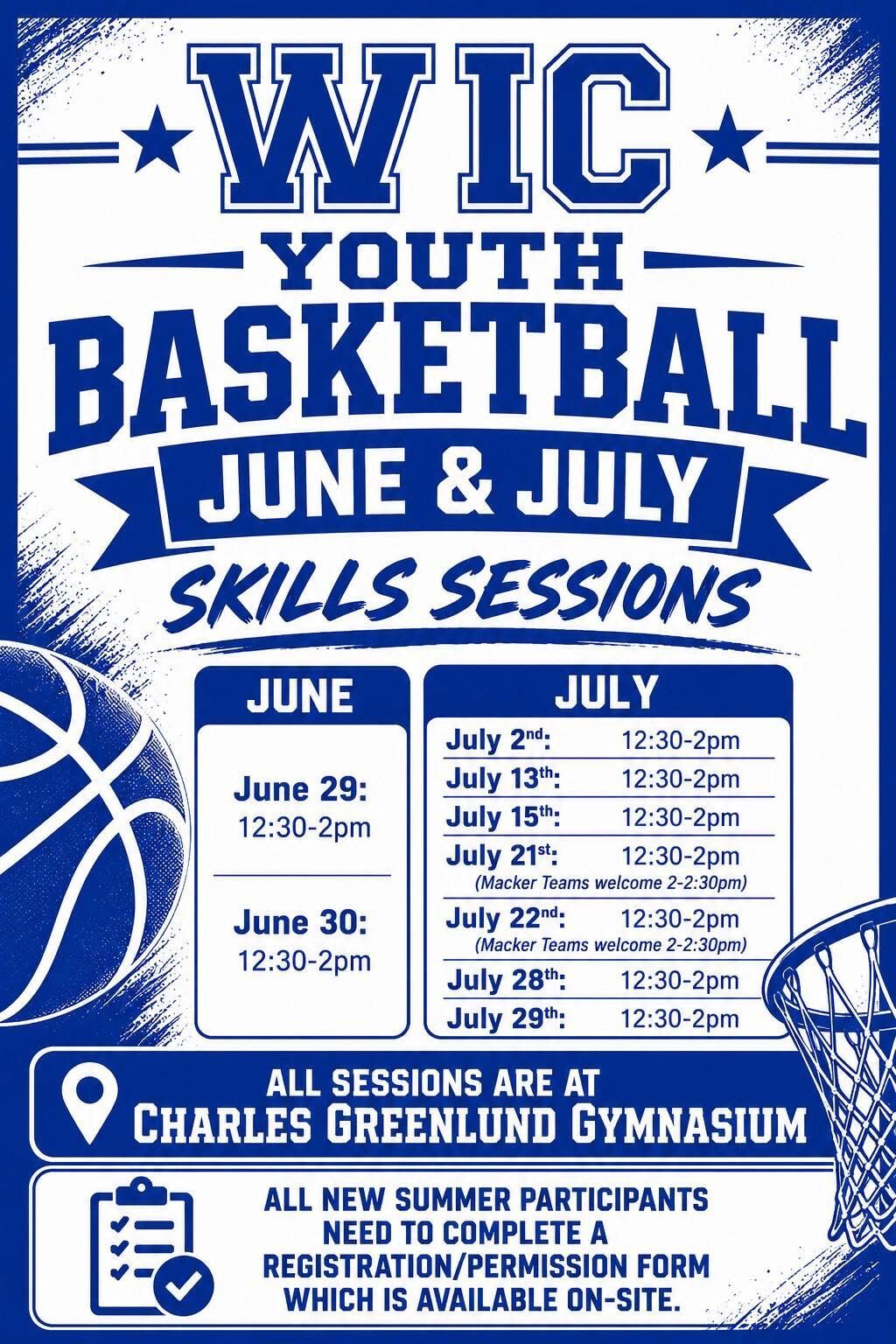 WIC Youth Basketball Skills Camp