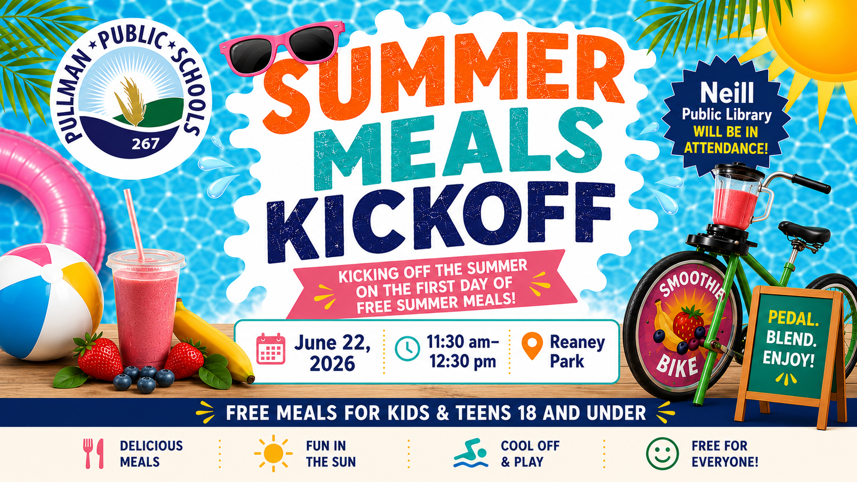 PSD Summer Meals Kickoff at Reaney Park