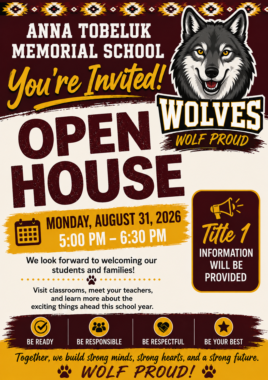 Open House Update: Reschedule 