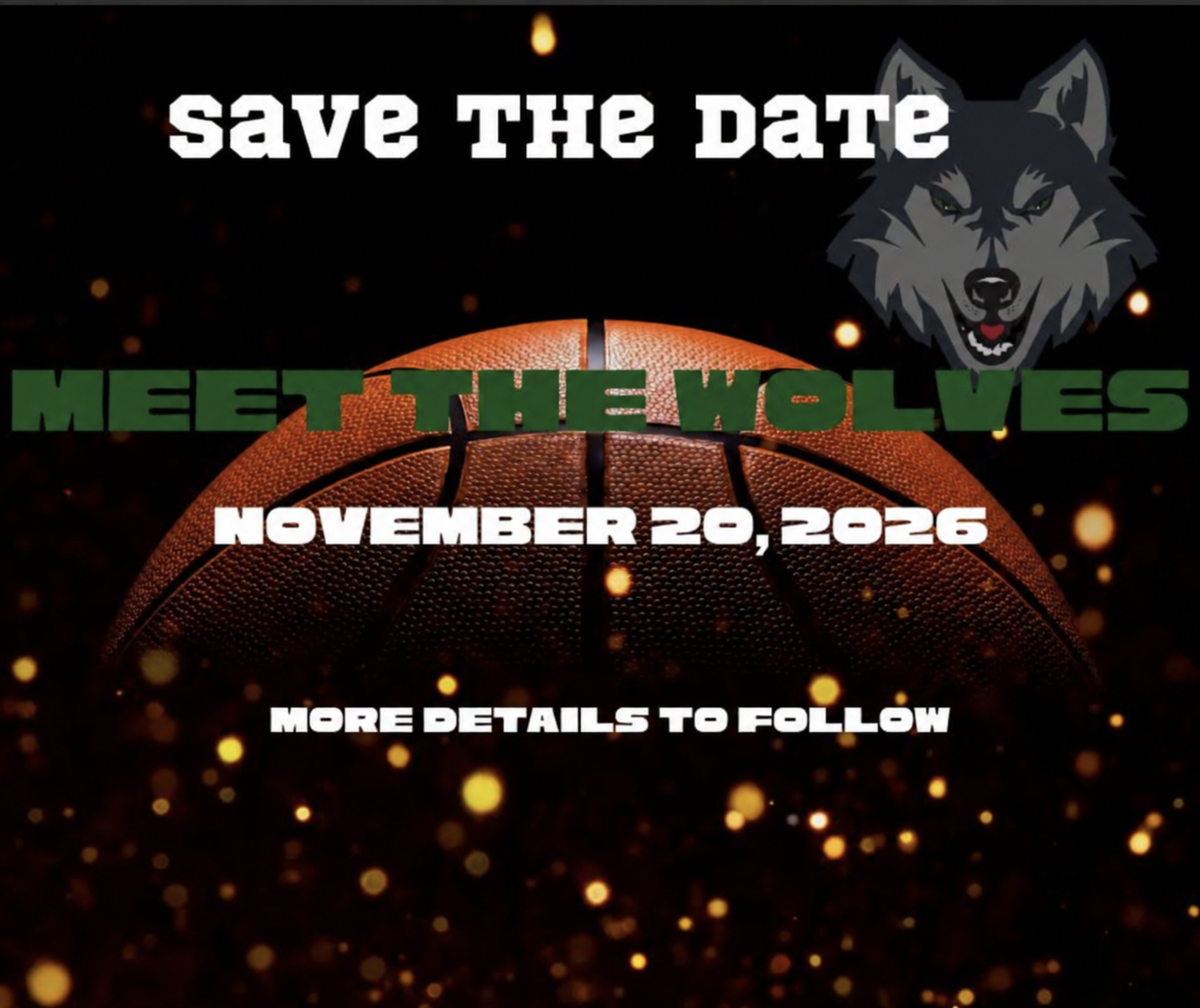 Meet the Wolves - Save the Date
