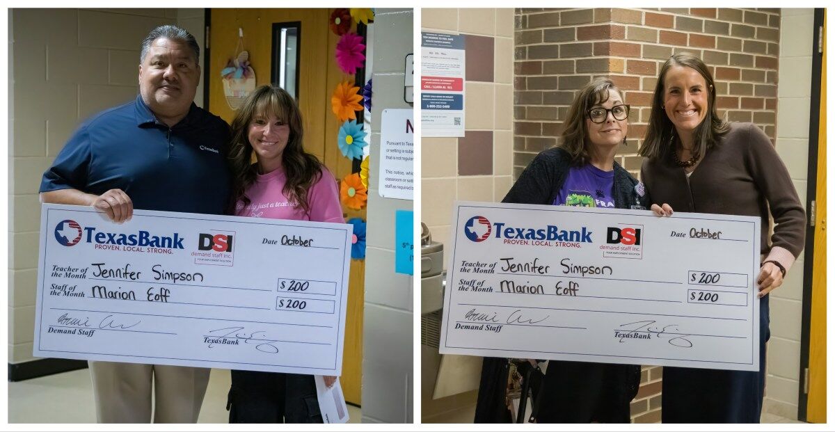 BHS Recognizes October Teacher and Staff Member of the Month