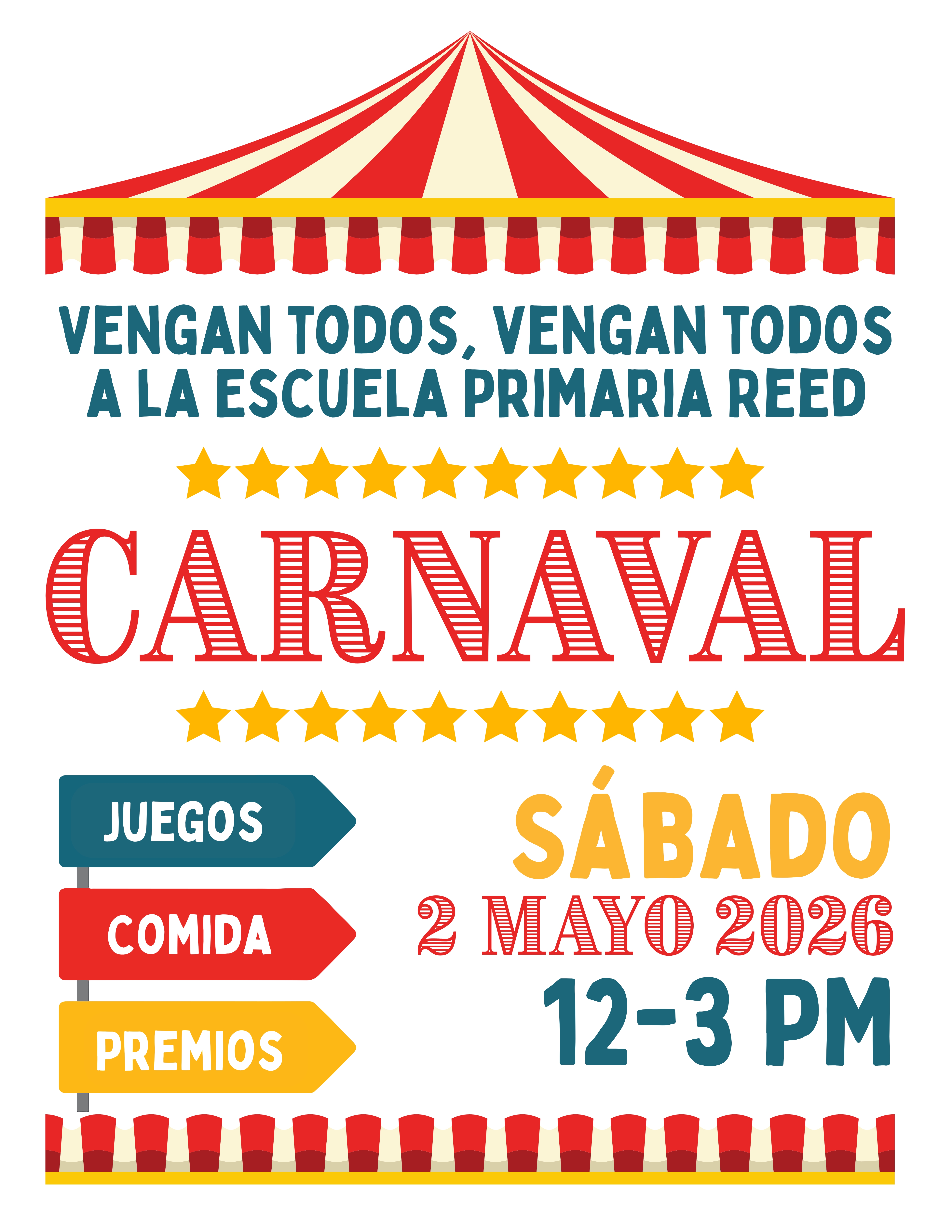 Carnival is here!  Come Join us Saturday!