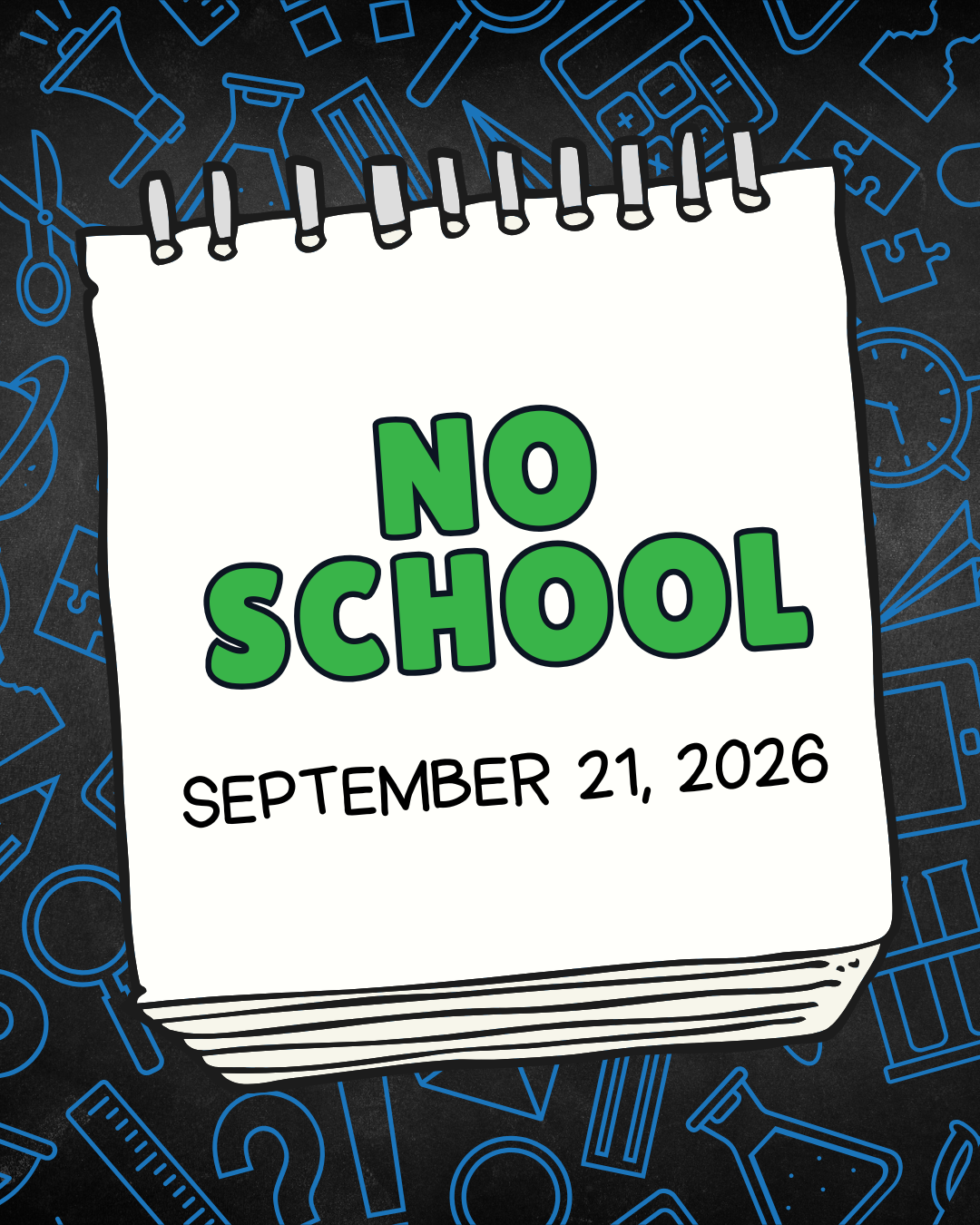 Schools Closed September 21