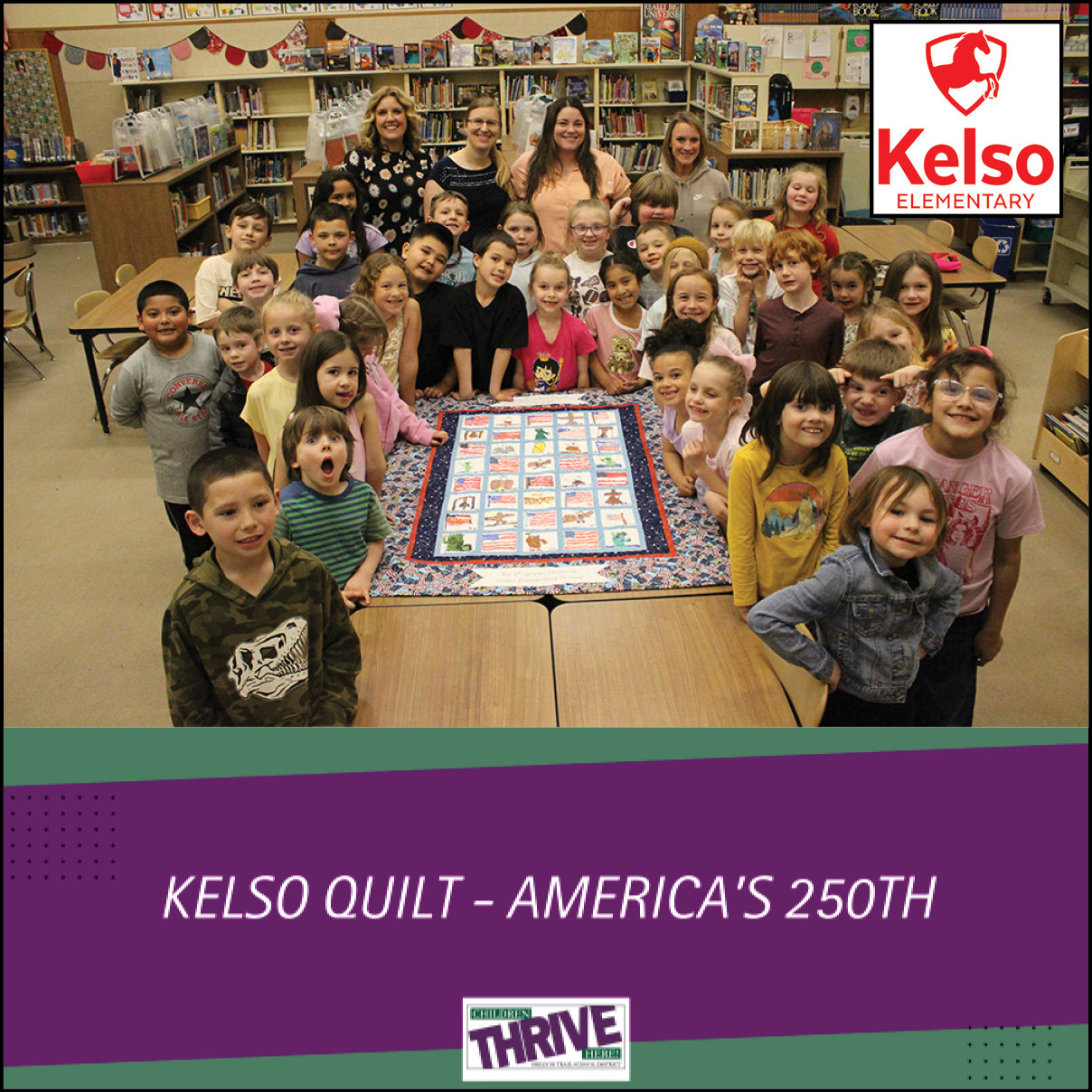 Kelso Quilt Celebrates America's 250th Birthday