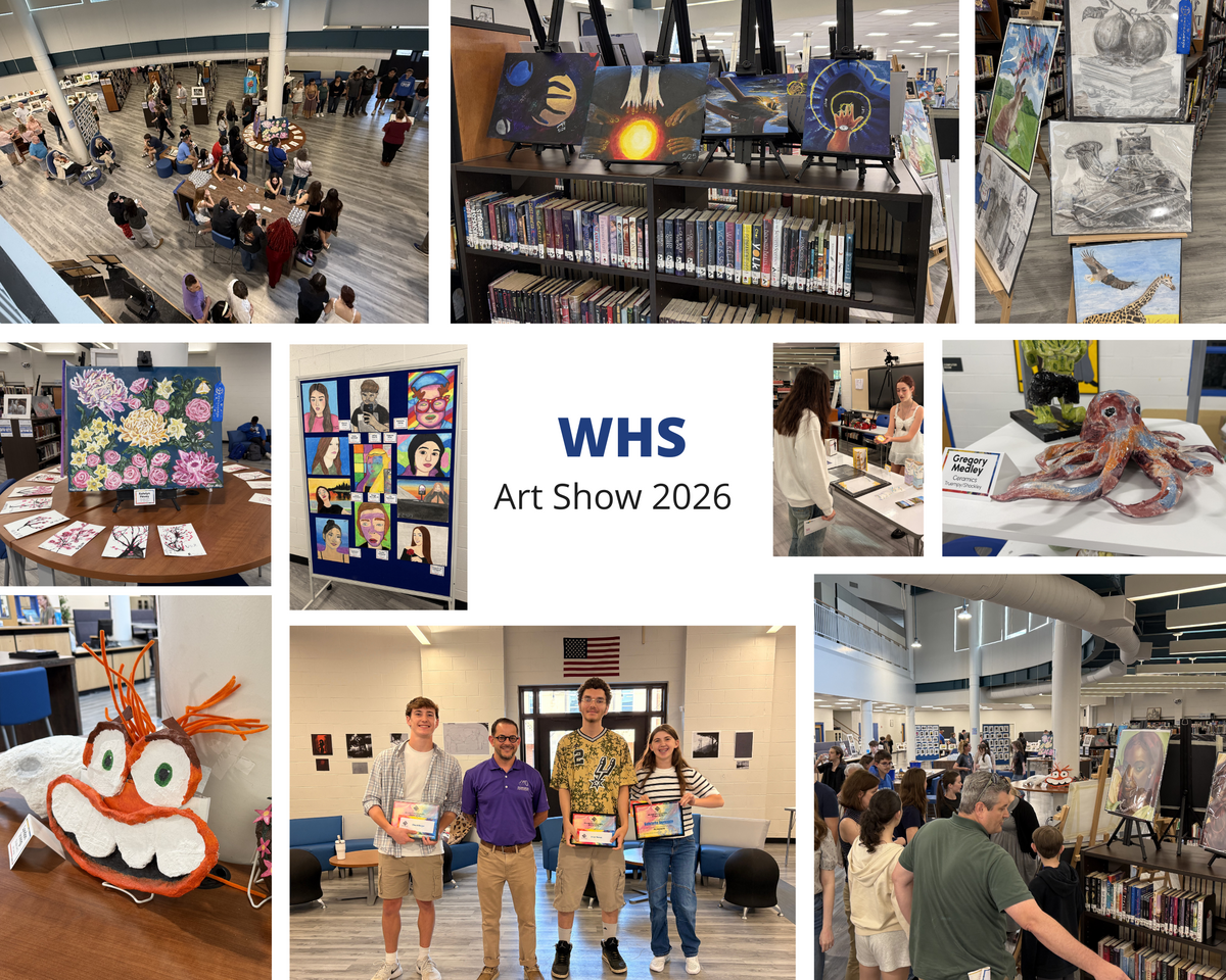 WHS Students Showcase Their Creativity at Annual Art Showcase