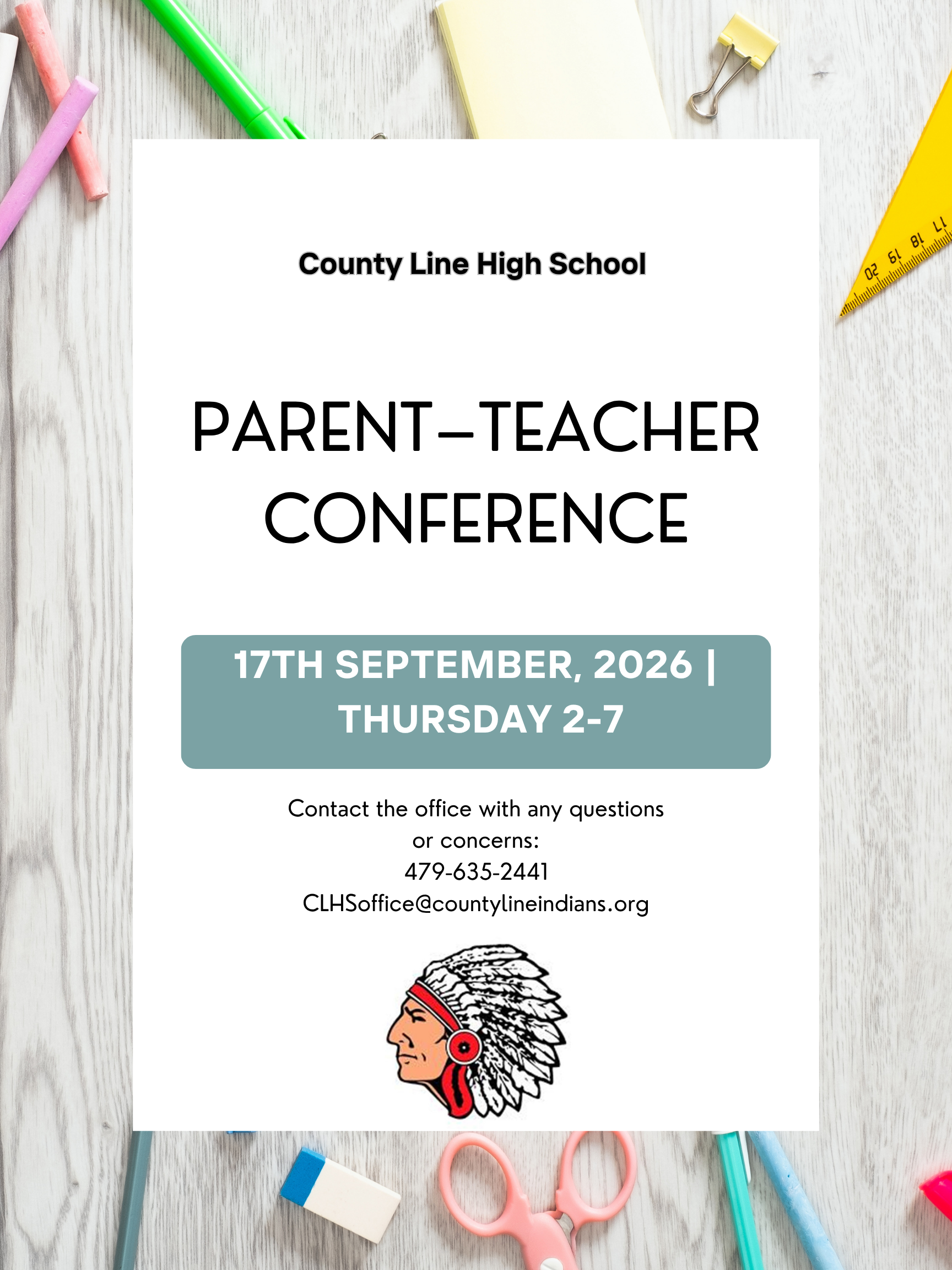 Parent/Teacher Conferences Thursday