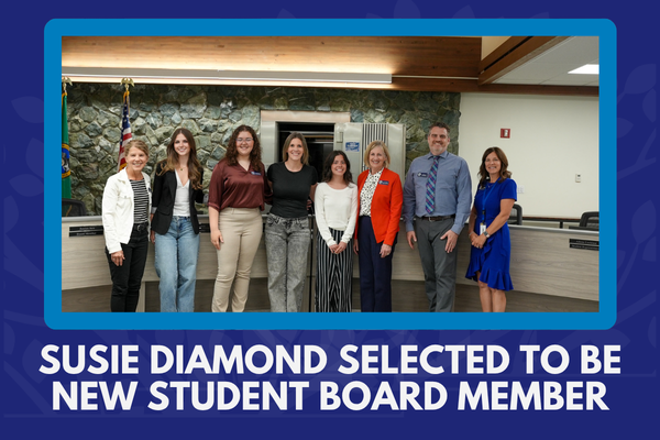 Susie Diamond Selected to be New Student Board Member