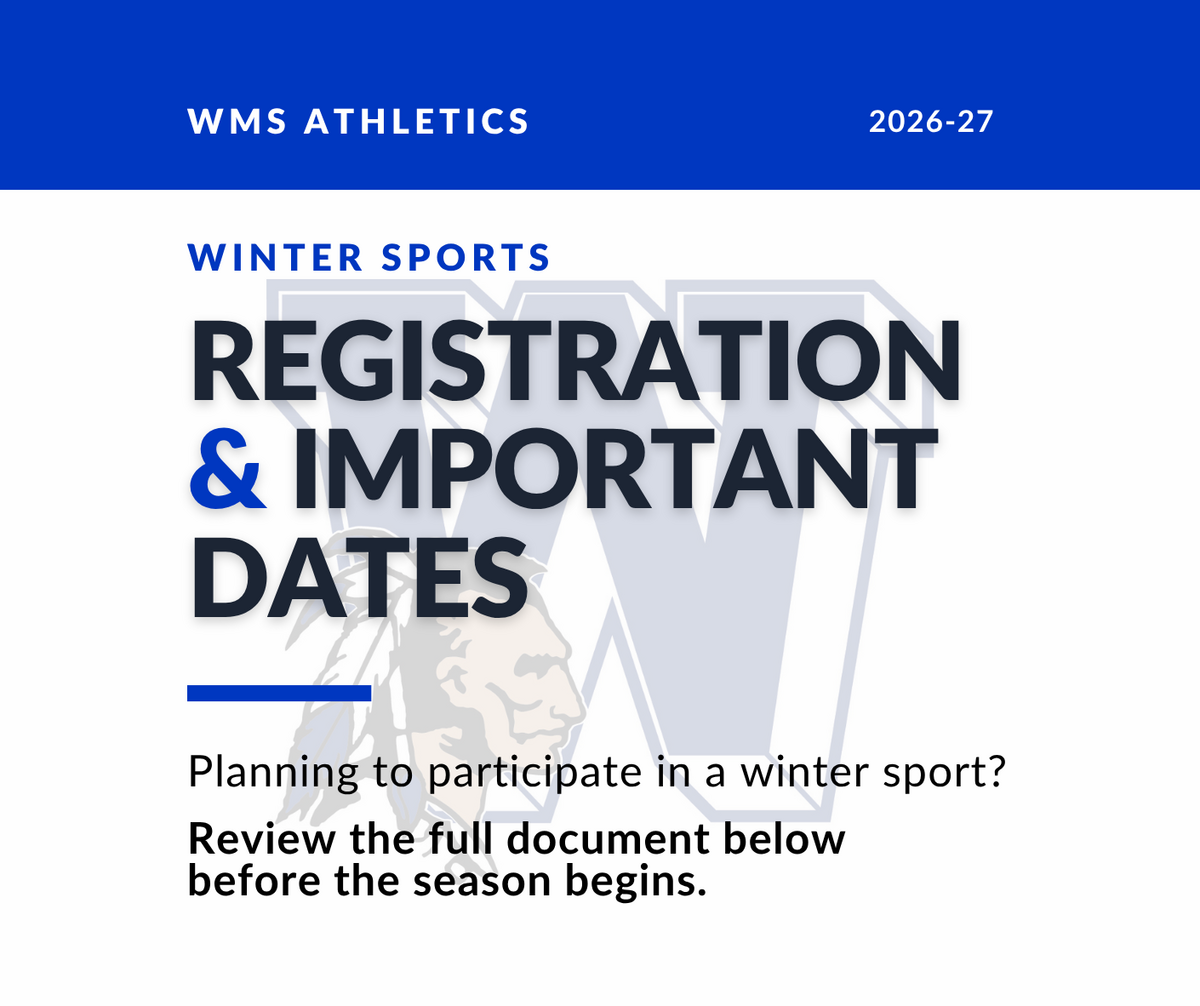 WMS Winter Sports Reminder