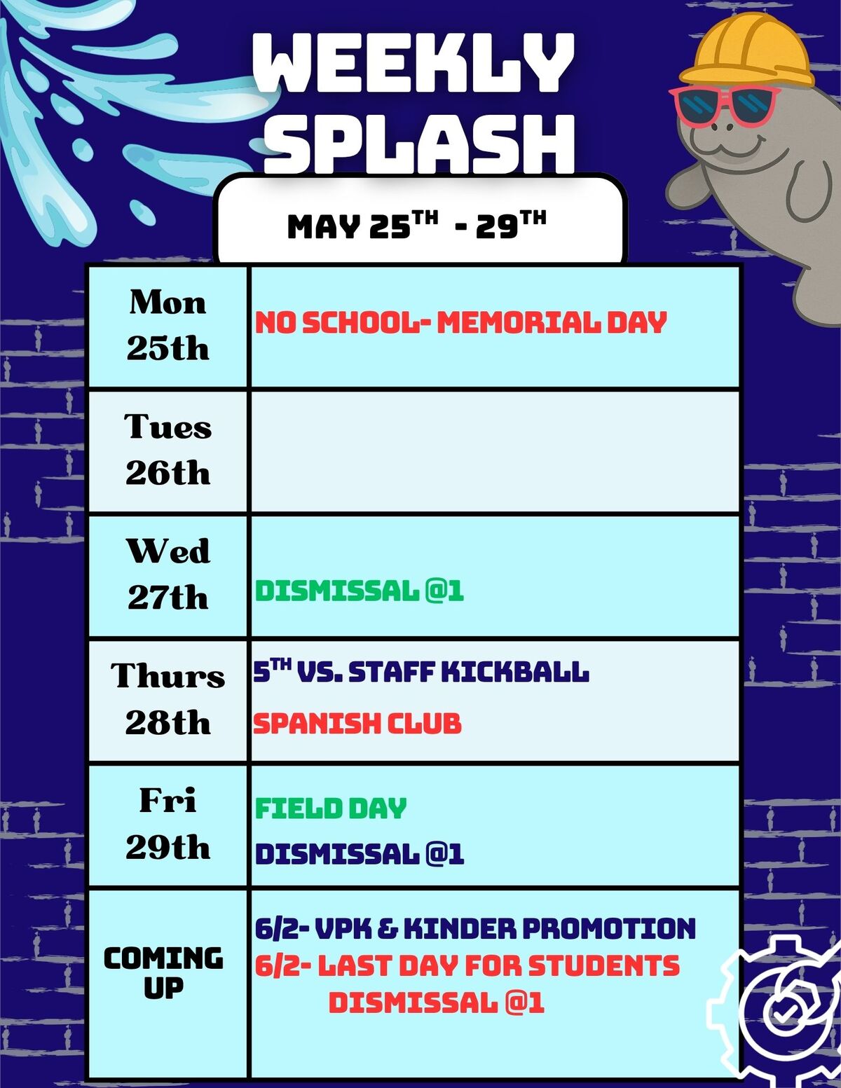 Weekly Splash