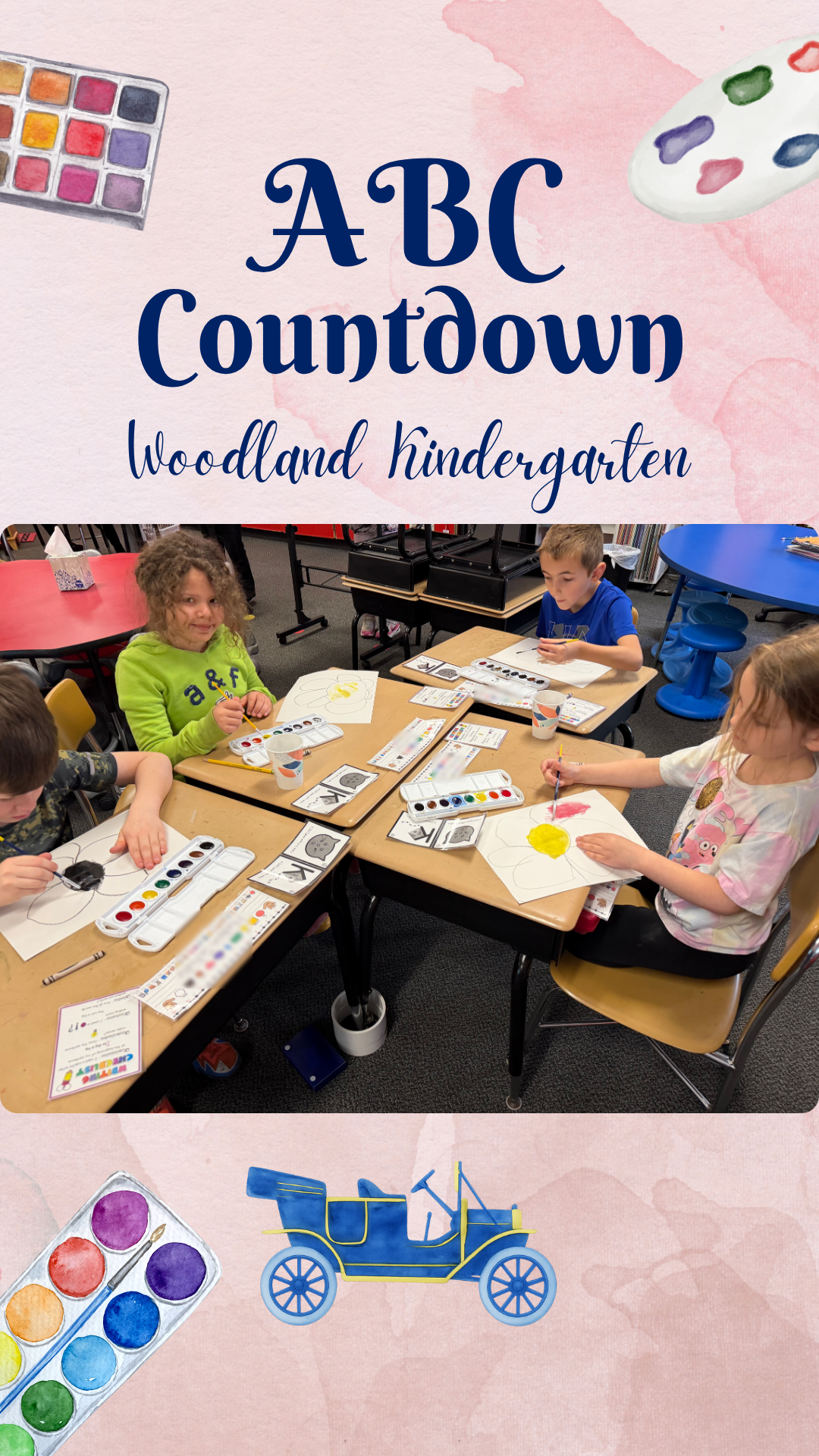 Our Kindergarten ABC Countdown is underway!