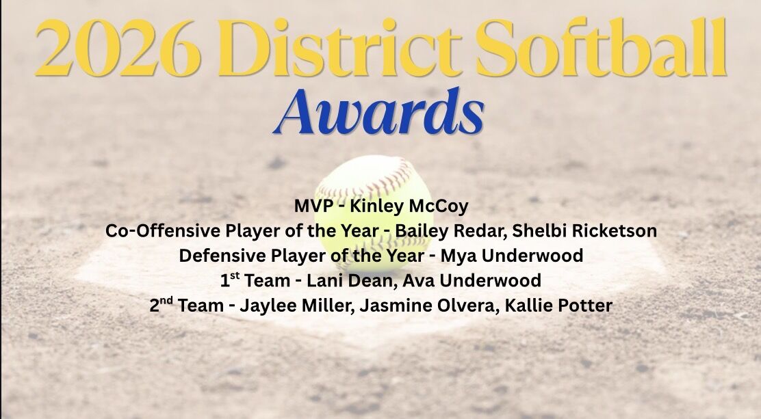 District Softball Awards