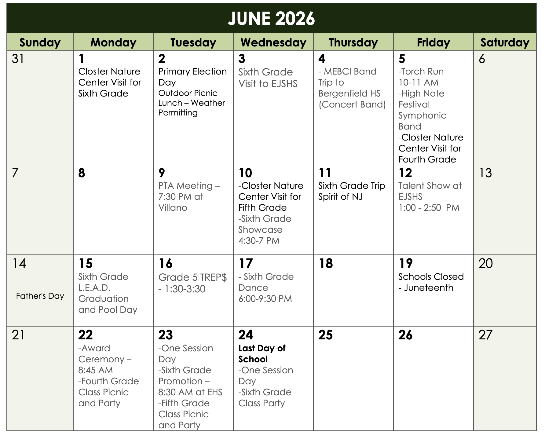 June