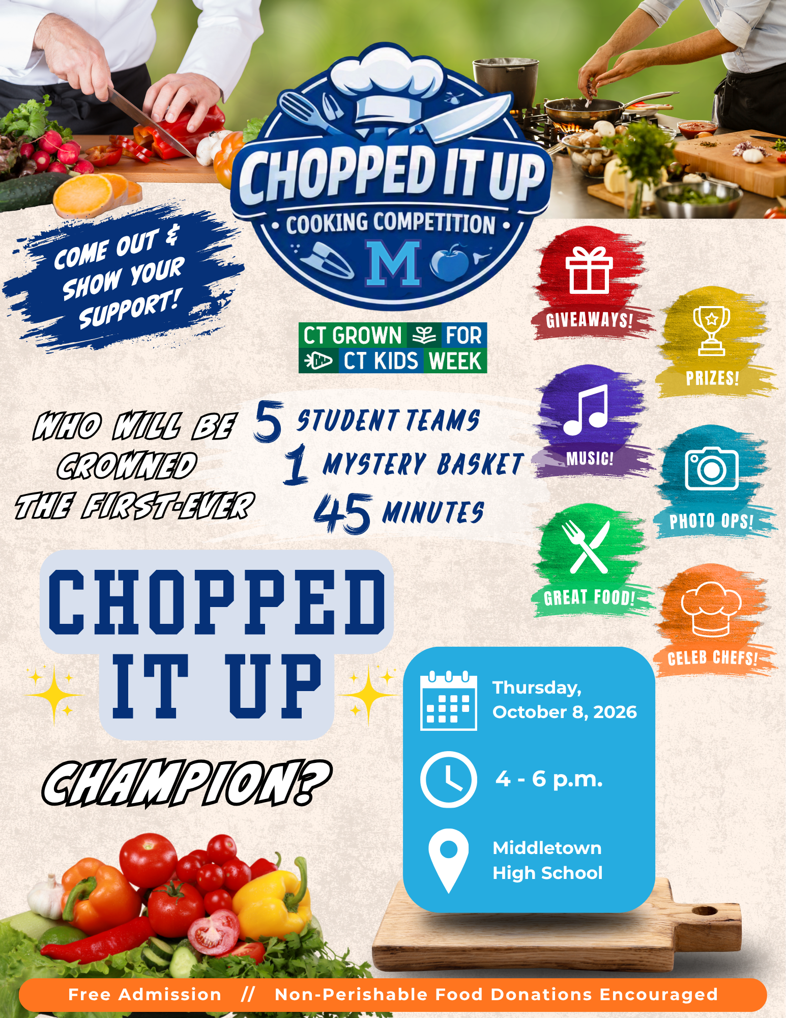 Chopped It Up - Student Teams Selected! 🔪