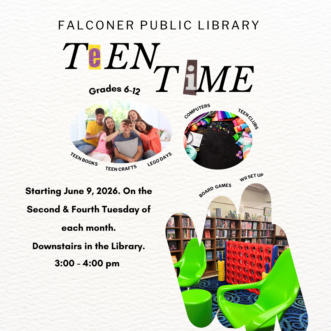 Falconer Public Library Programs - Summer 2026