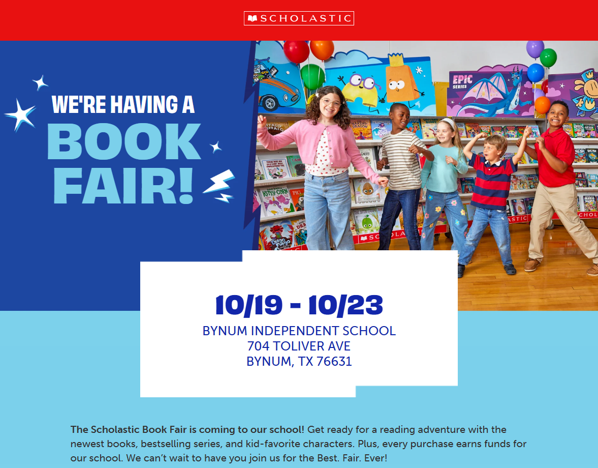 Save the Date - Book Fair 
