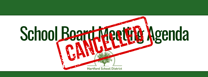 CANCELLED - School Board Meeting Agenda (Special Meeting) for October 13, 2026 @ 6:00 pm