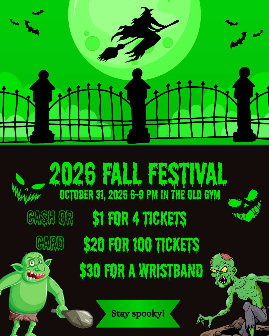 Fall Festival - October 31st 