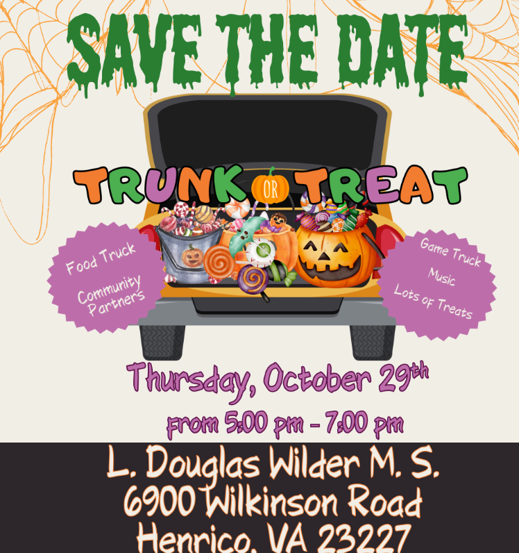 trunk or treat flyer- Oct 28