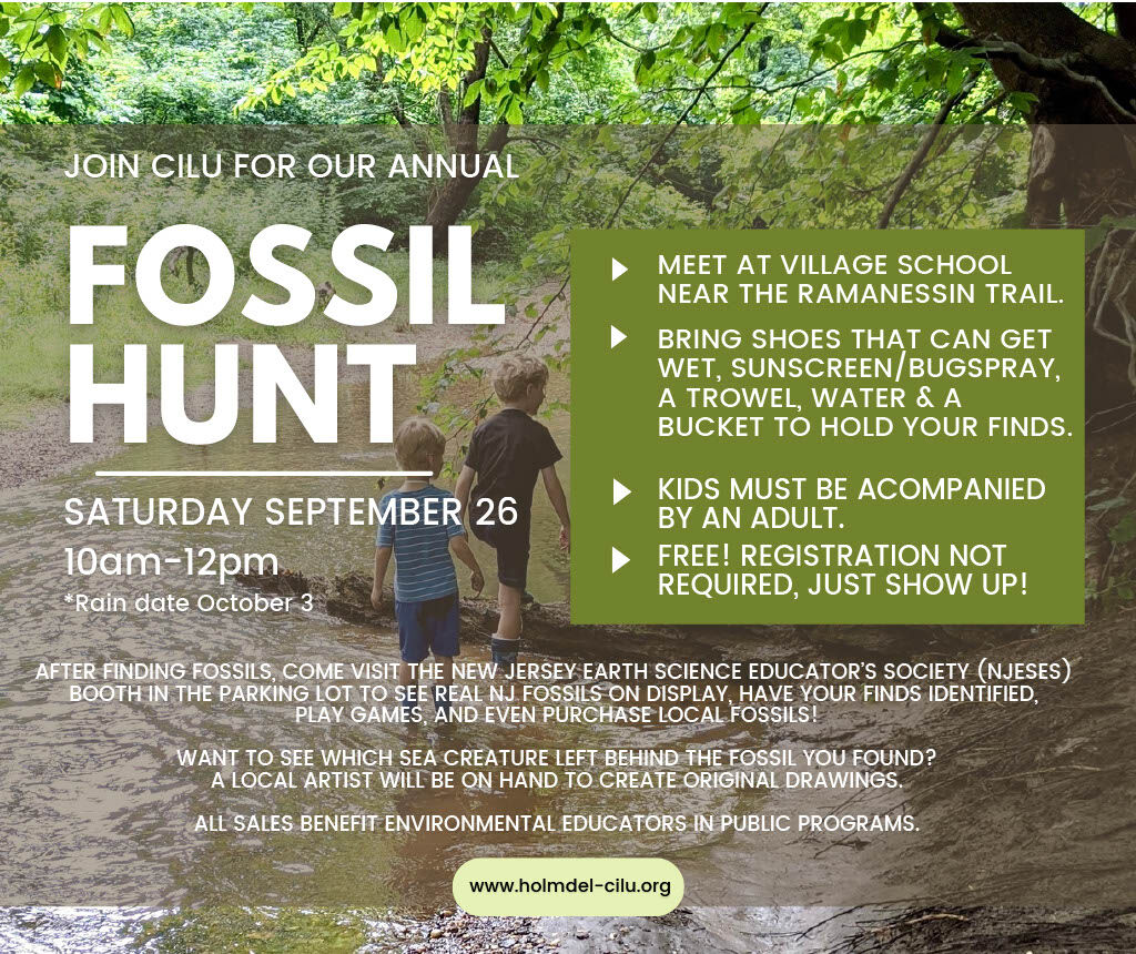 CILU Annual Fossil Hunt - Revised Date*
