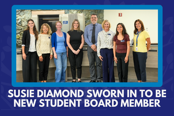 Susie Diamond Sworn in as New Student Board Representative