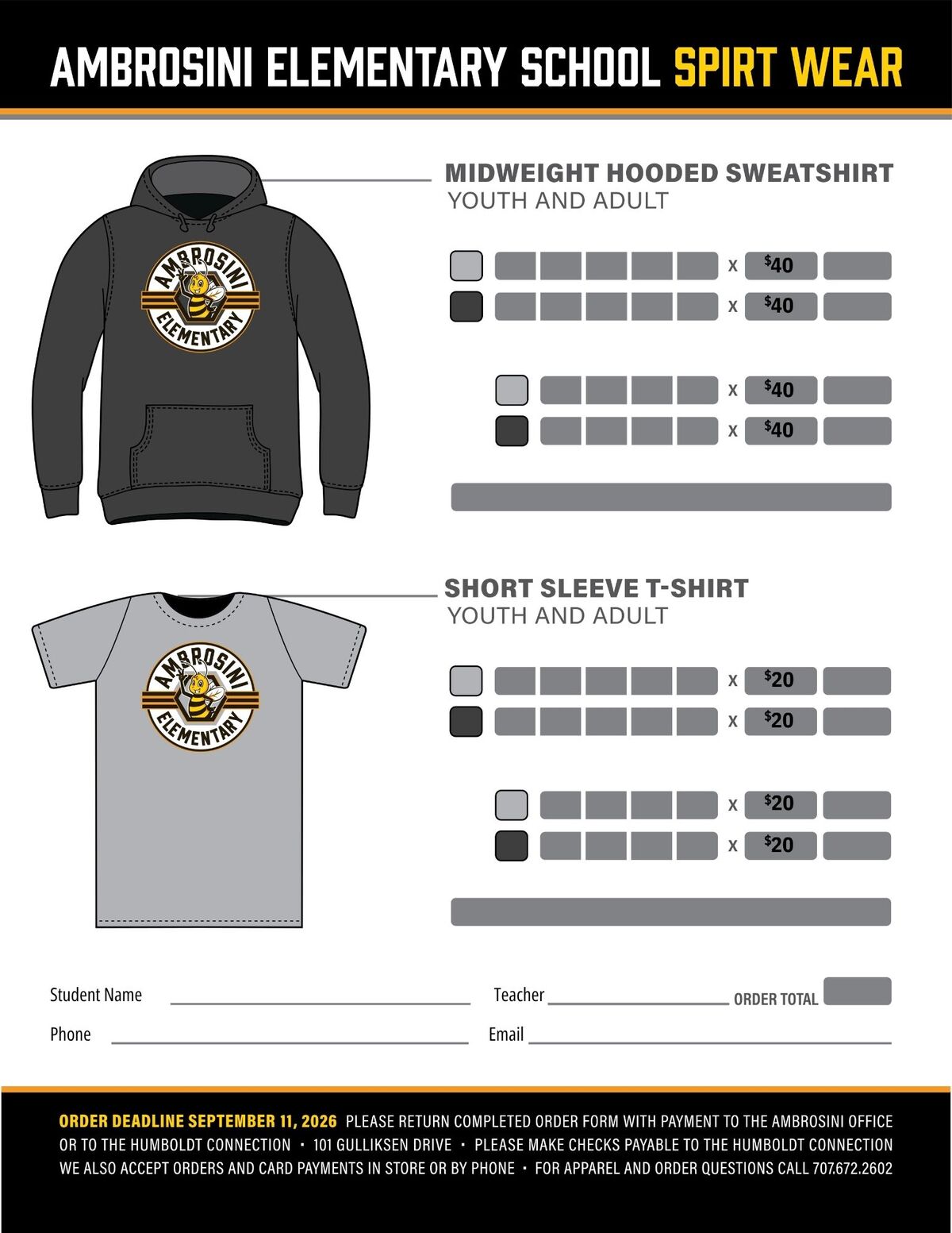 Spirit Wear!