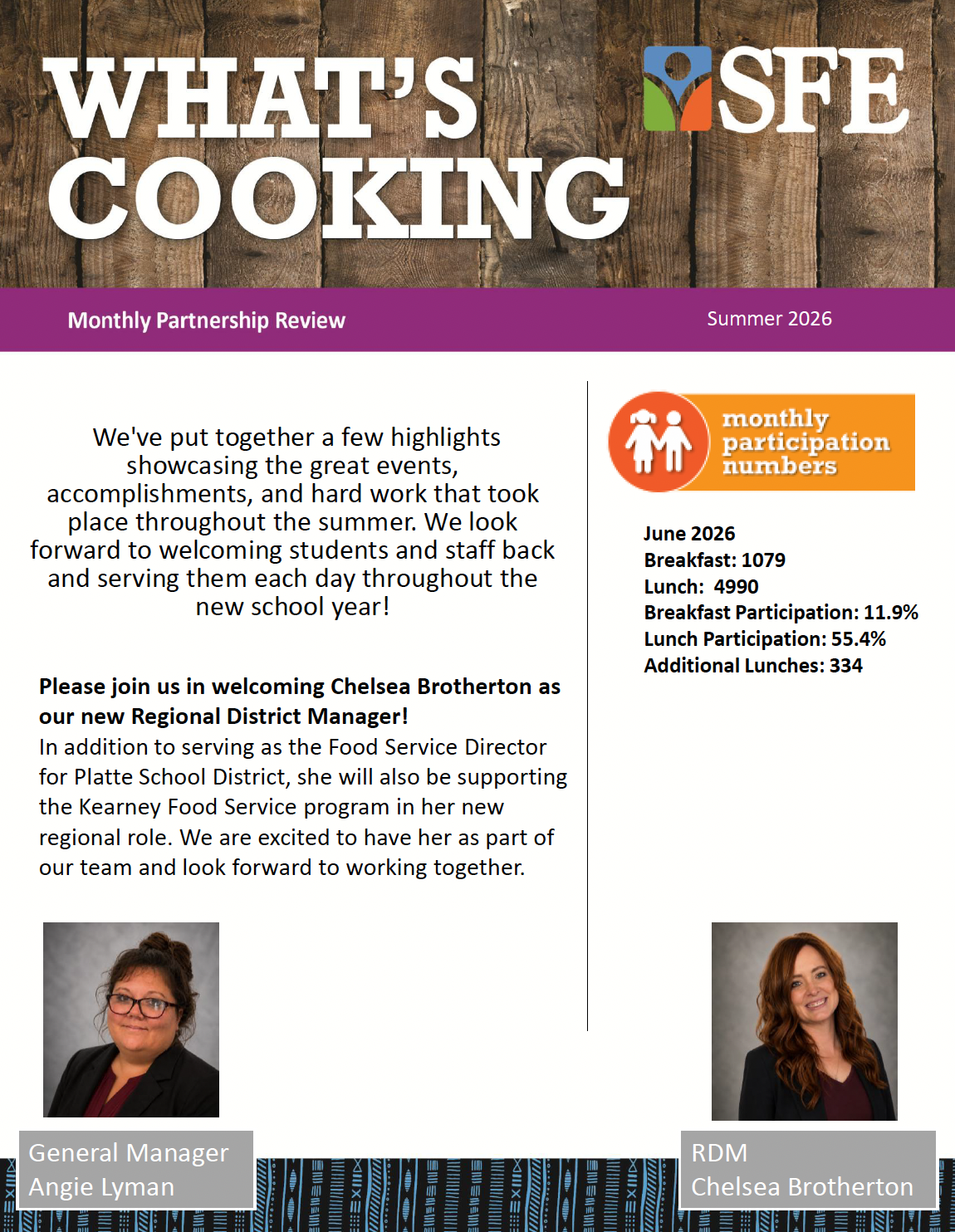 SFE Shares Summer Food Service Highlights