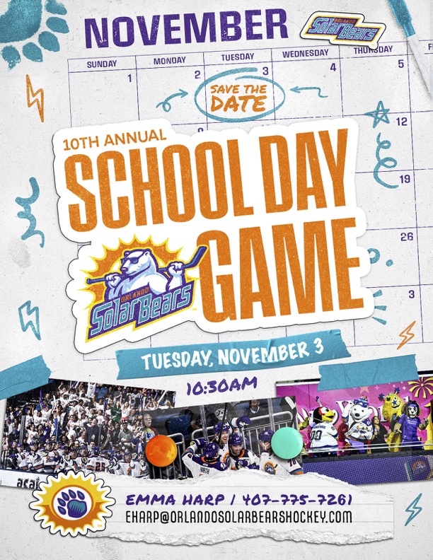🏒⚡ OCVS Solar Bears Meet-Up, Tuesday, November 3rd! ⚡🏒