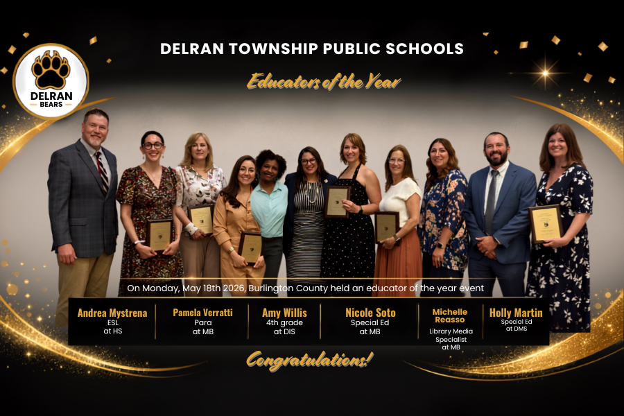 Delran Township Public Schools Celebrates 2026 Educators of the Year