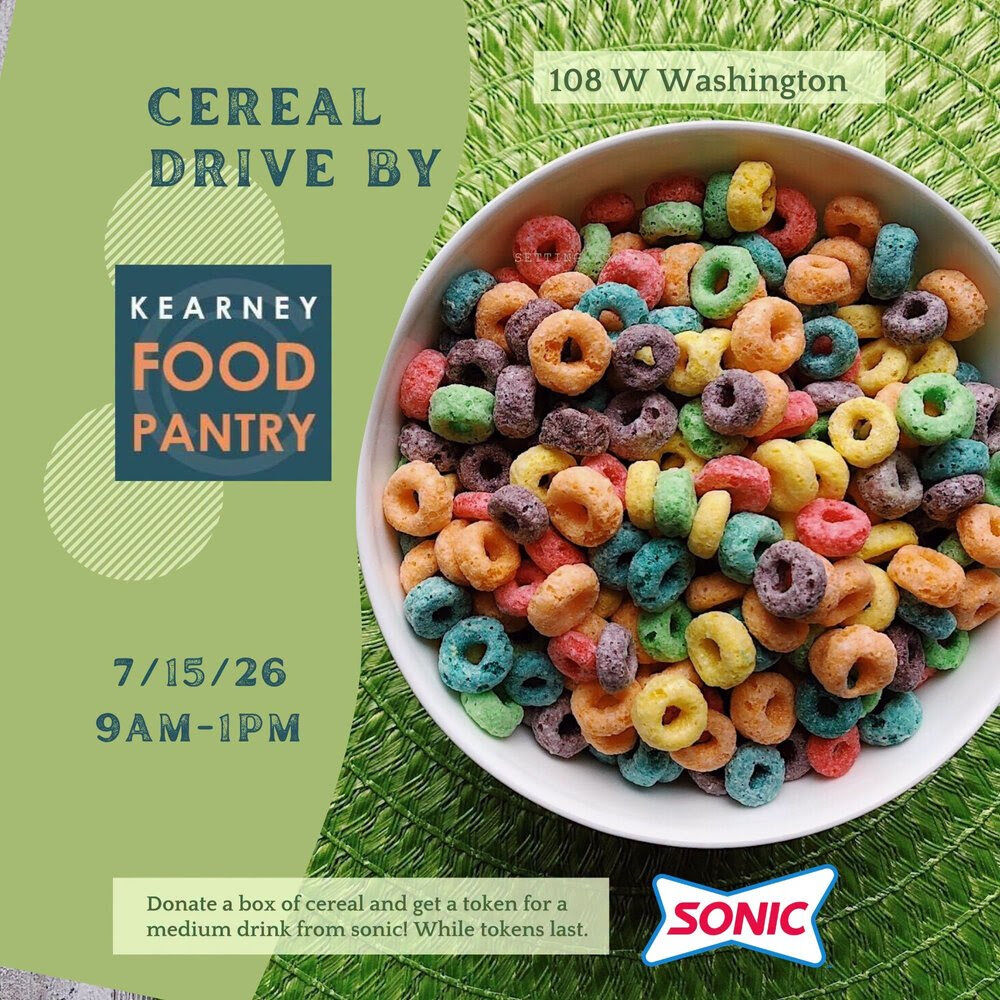 Kearney Food Pantry Hosts Cereal Drive-By to Feed Local Kids