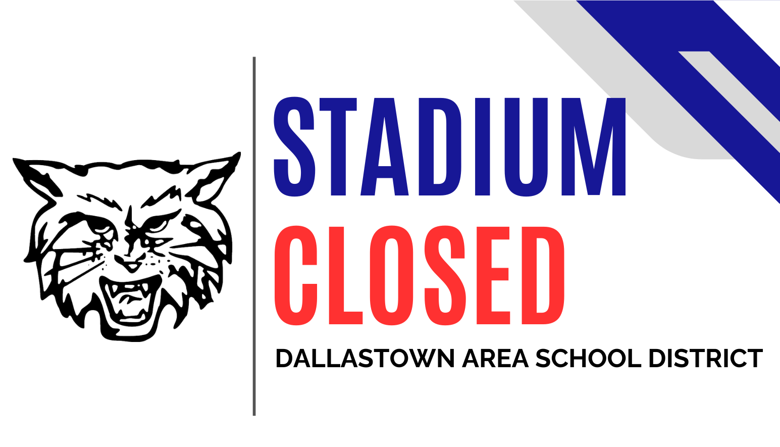 🚧 Stadium Closure Notice! 🚧