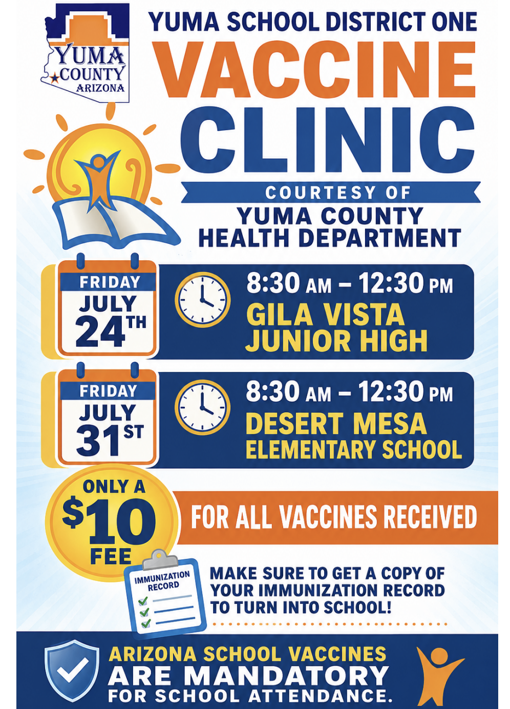 Vaccine Clinics - Two Locations