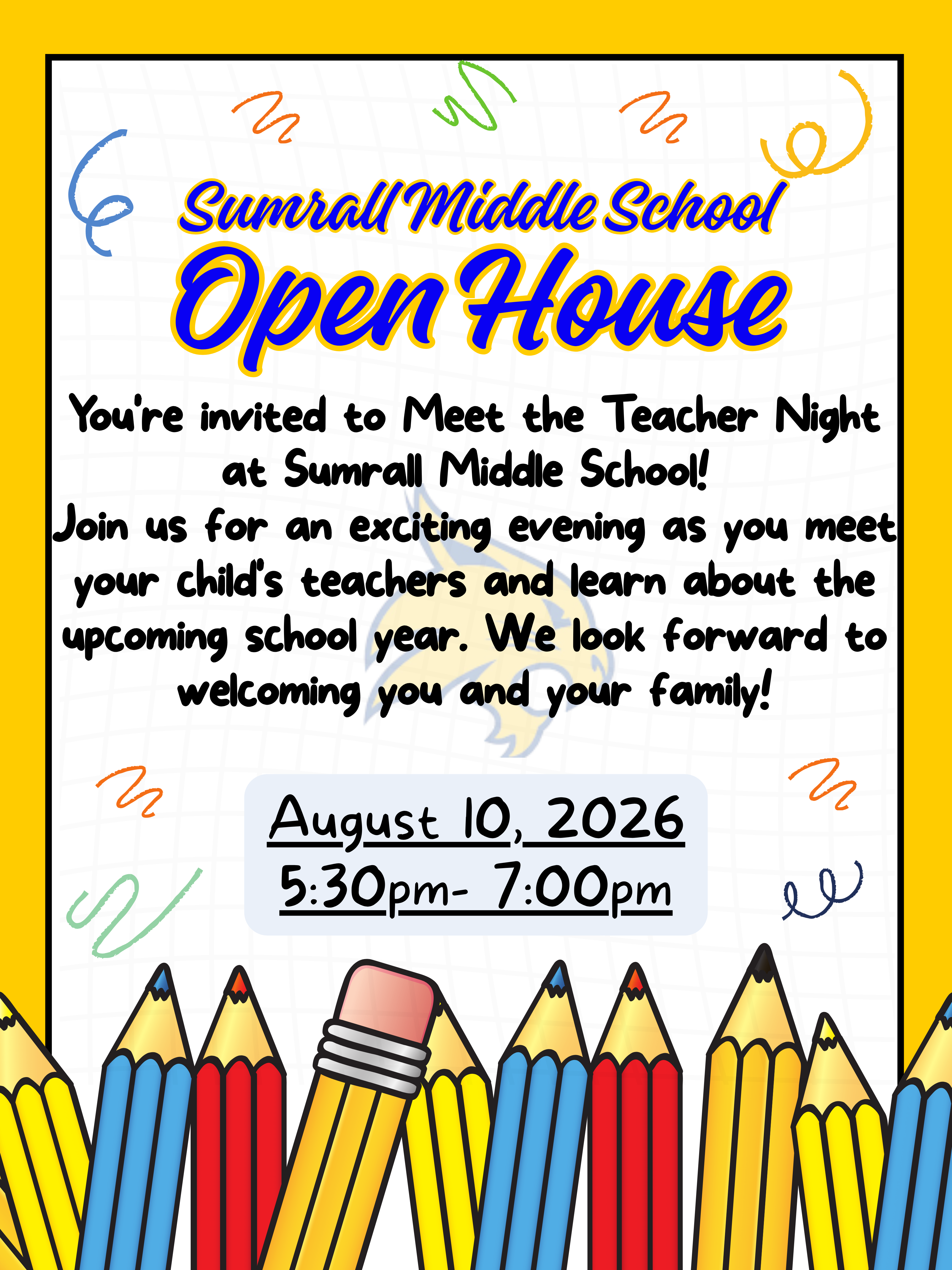 Open House - August 10th 