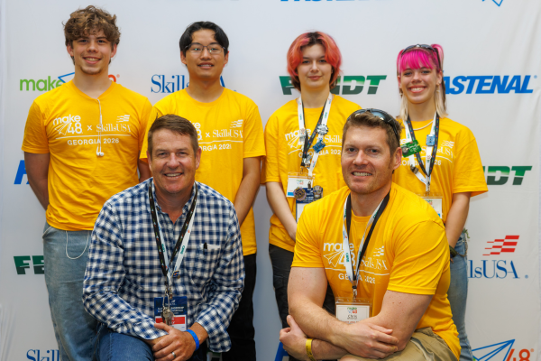 News Release: Oak Harbor High School Students Take First Place at National Make48 Competition for SkillsUSA