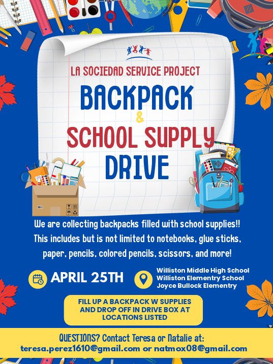 Backpack & School Supply Drive