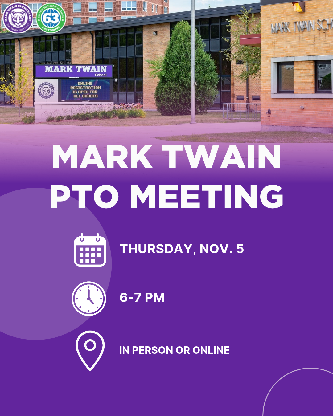 PTO Meeting November 5