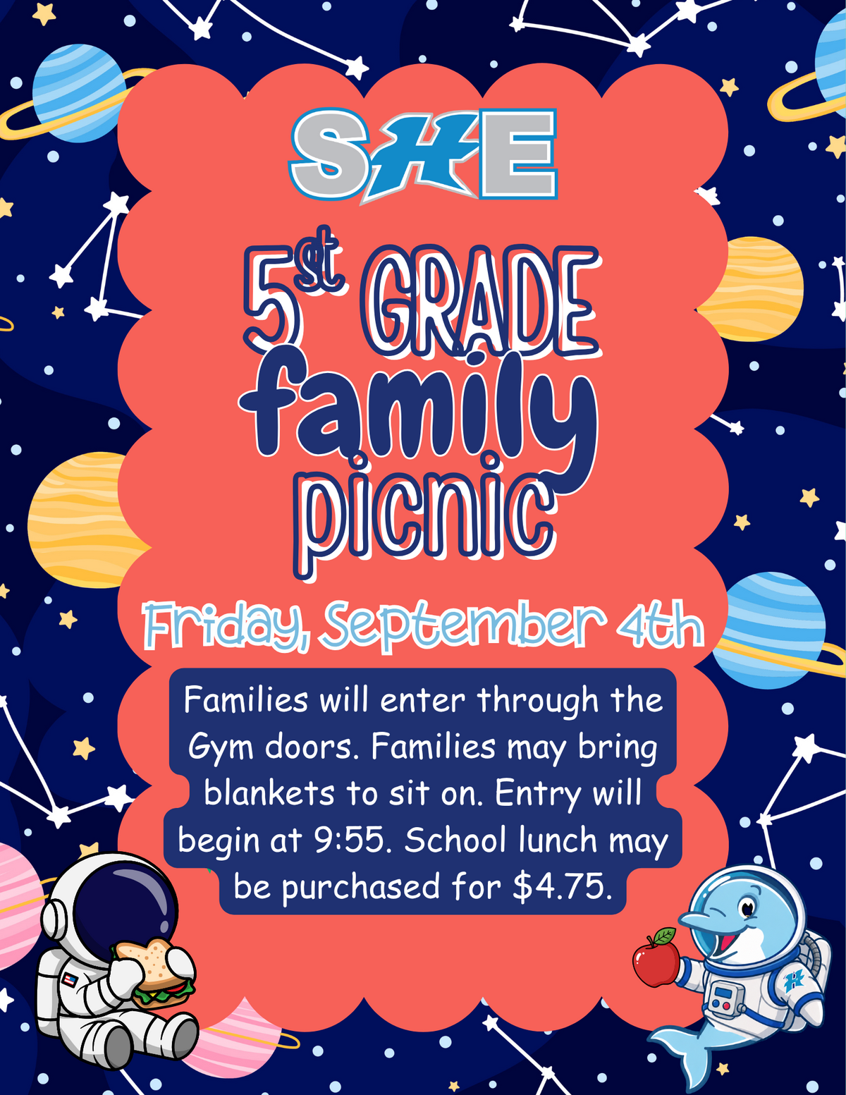 5th Grade Family Picnic
