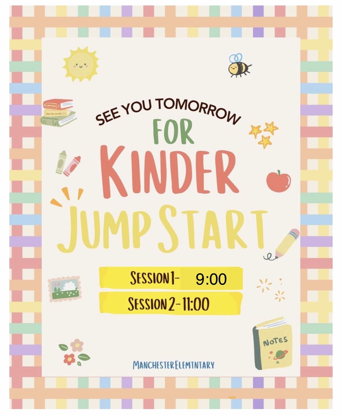 Kinder Jump Start Information