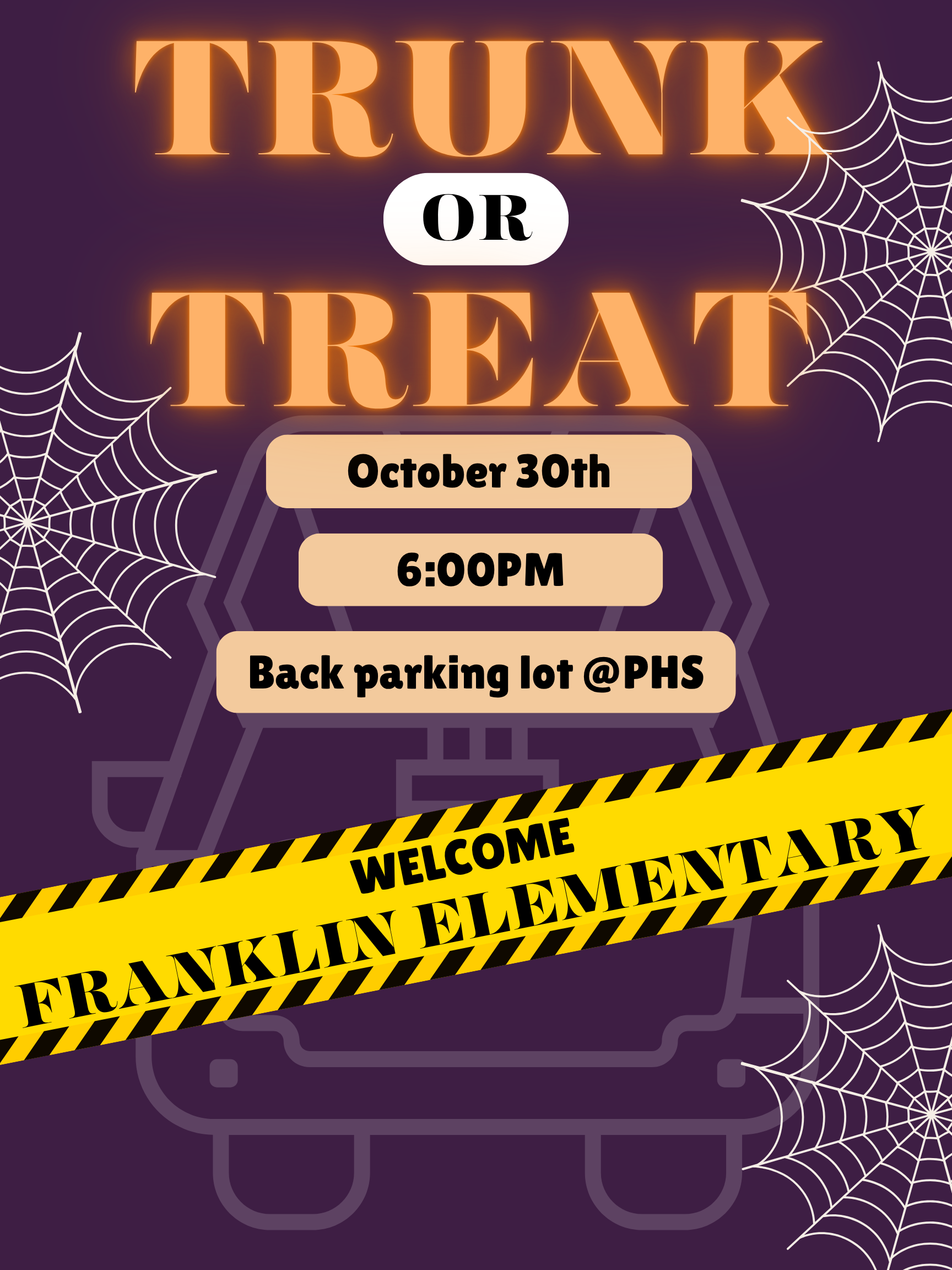Pullman High School Hosting "Trunk or Treat"