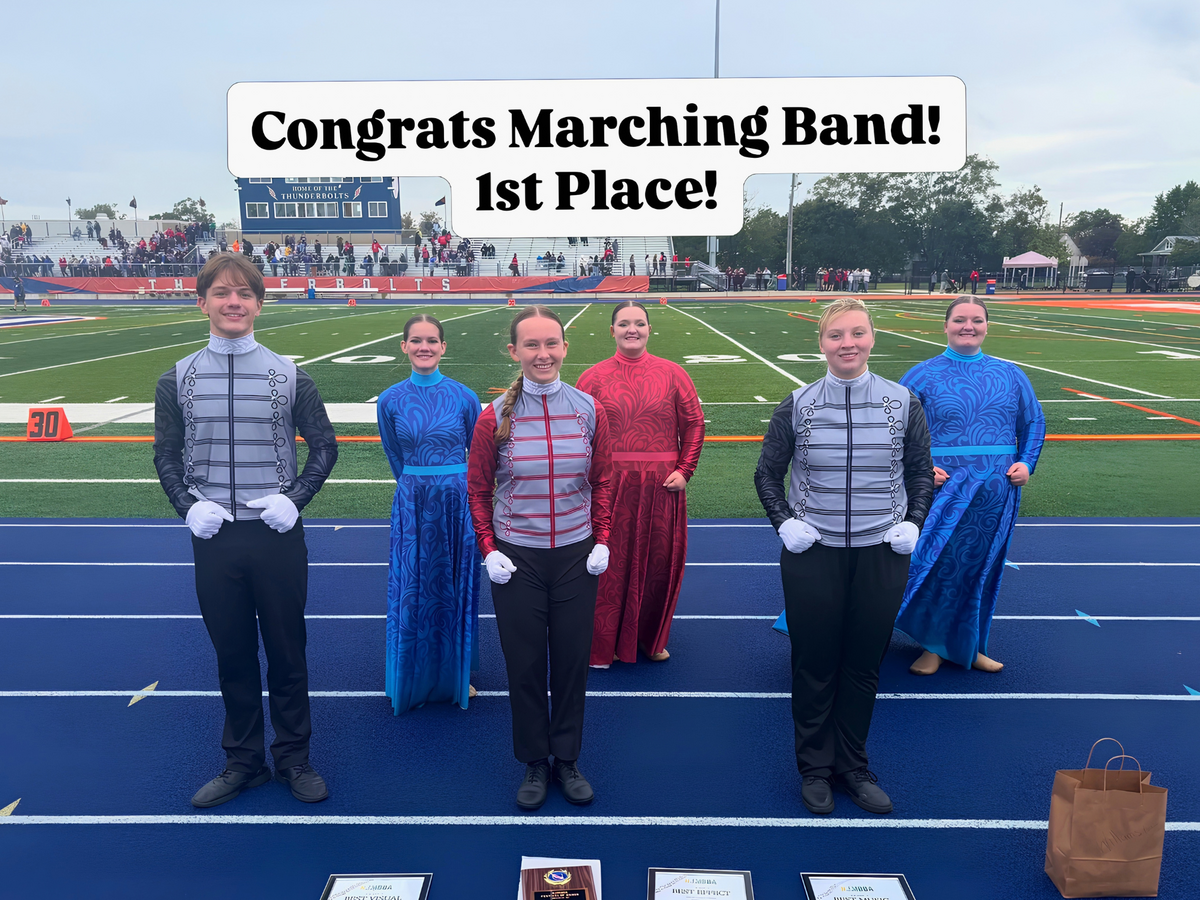 First Place for the Williamstown Marching Band