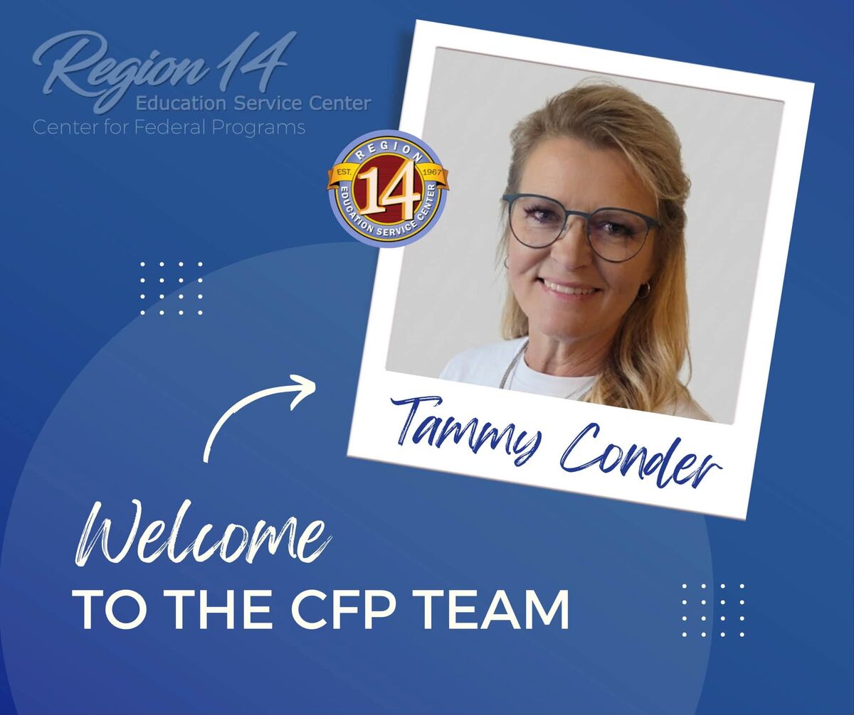 Welcome to the CFP Team - Tammy Conder