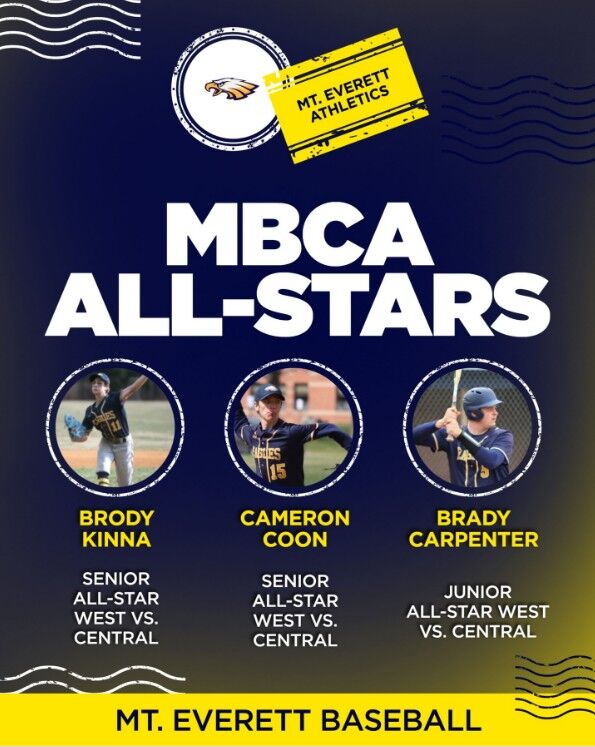 Three Mt. Everett players named to MBCA All-Star team