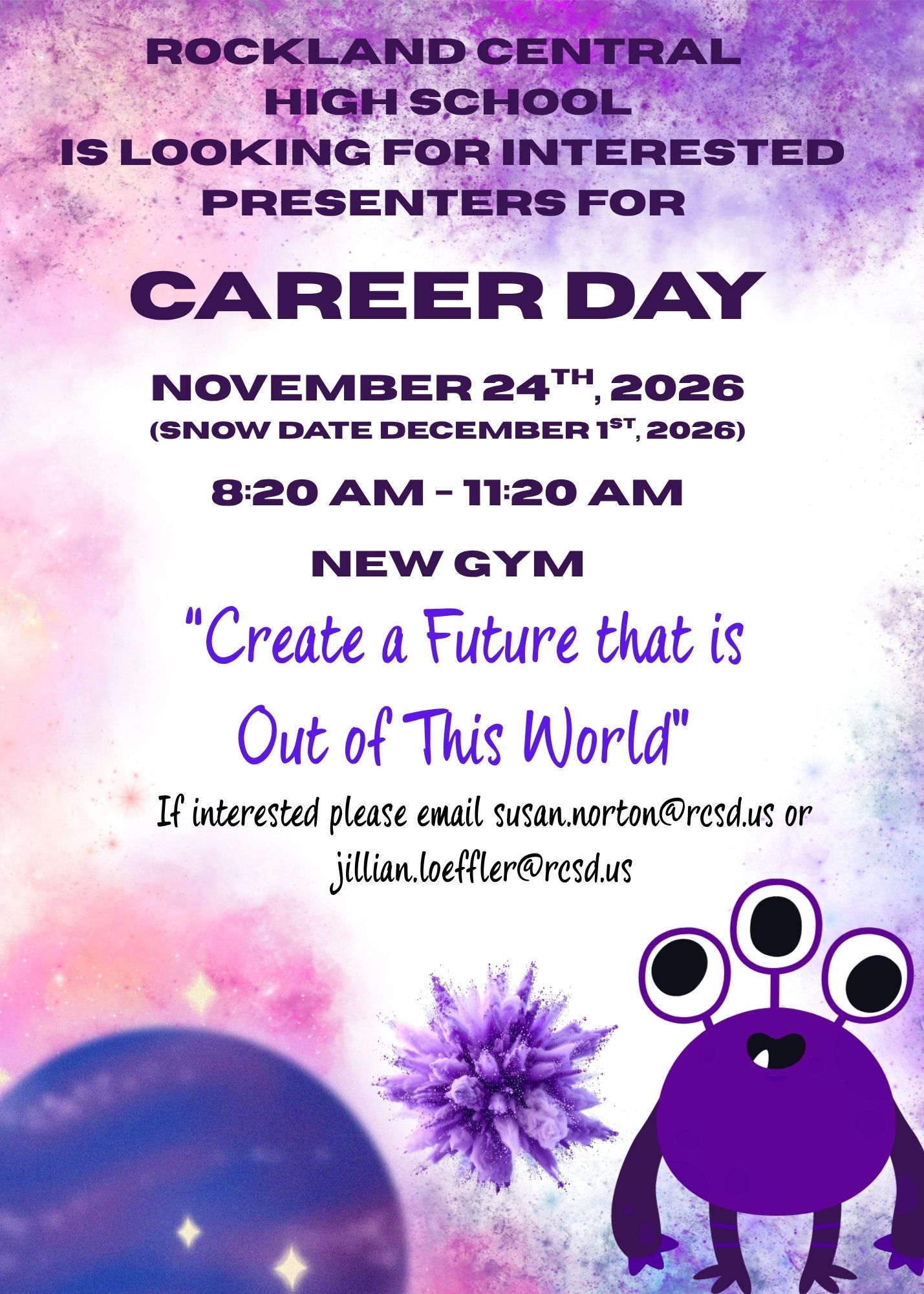 Career Fair participants wanted