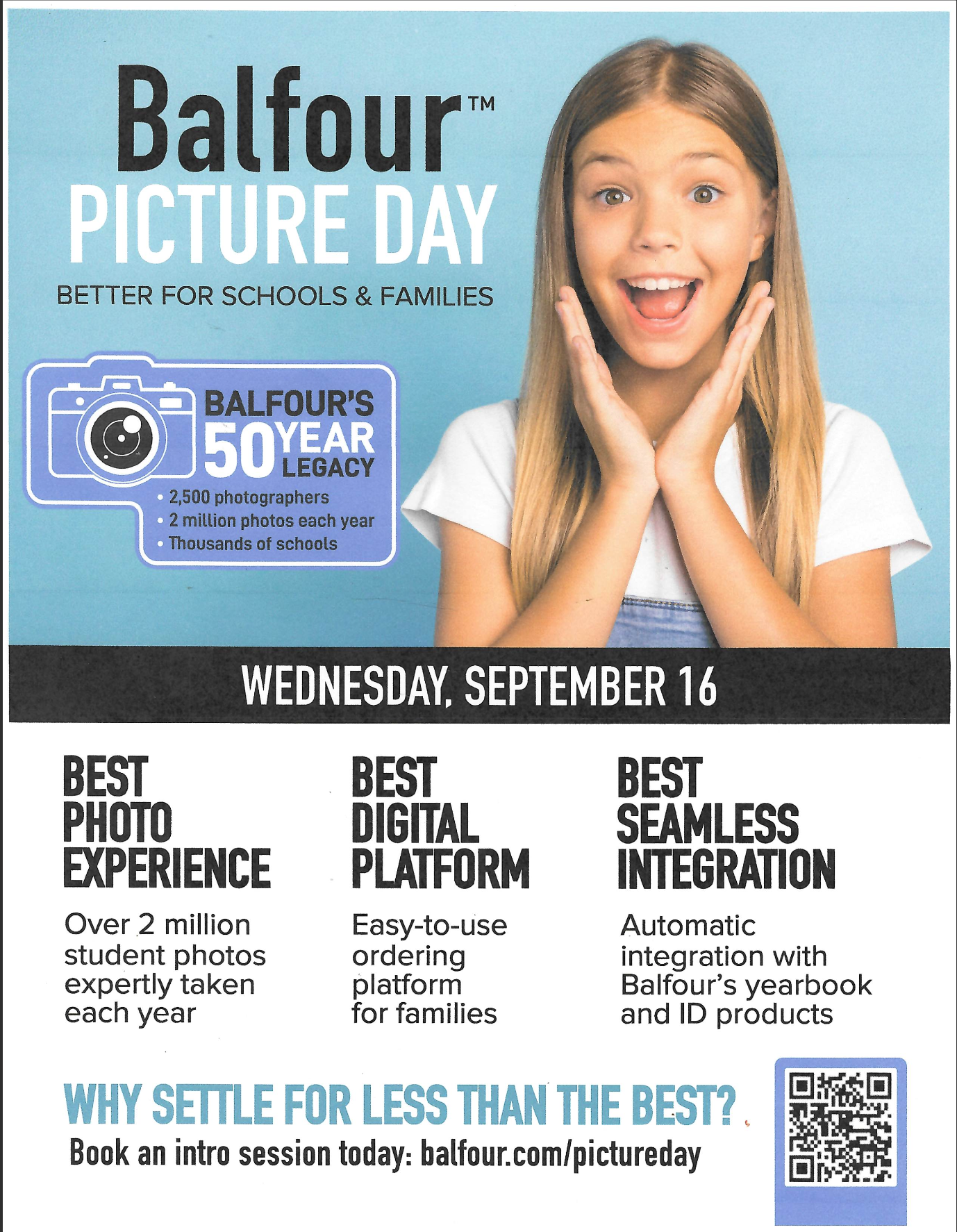 📸 Picture Day – September 16, 2026 📸