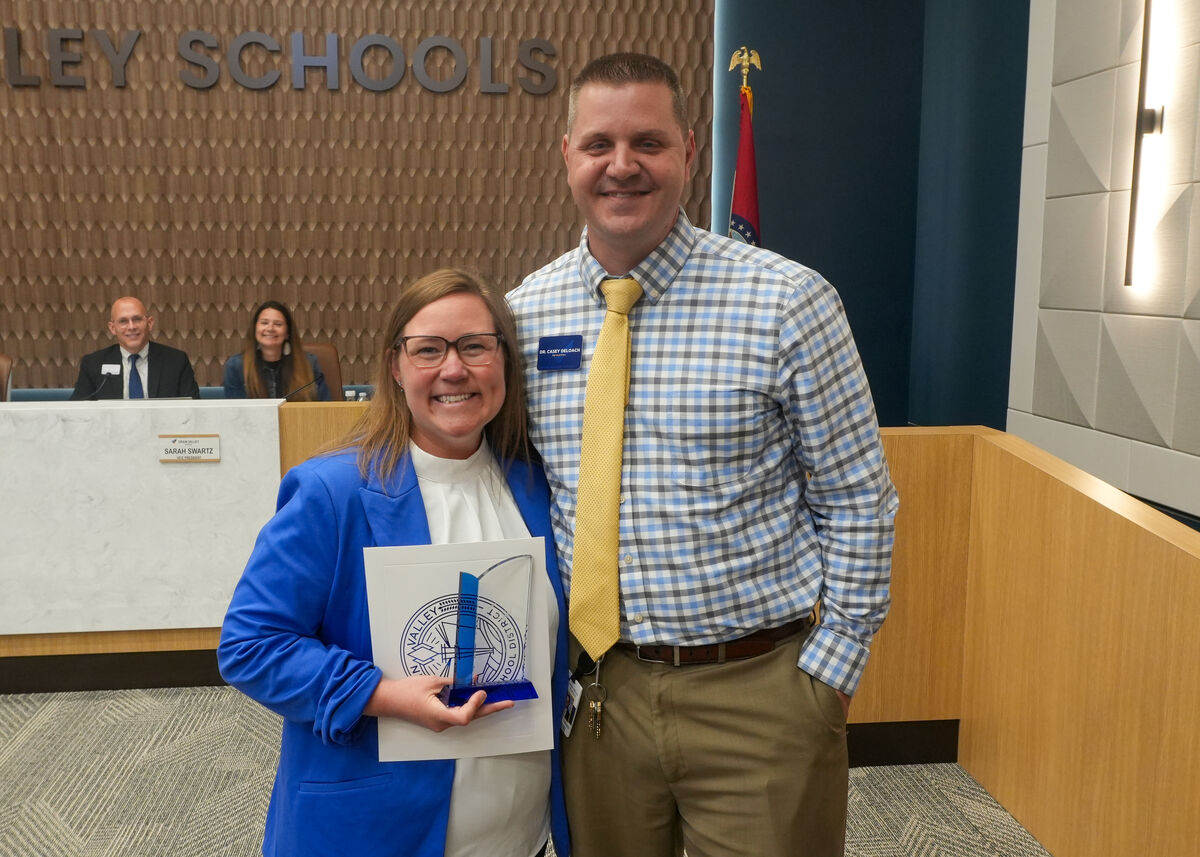 Stacy Stiffler and Dr. Casey DeLoach.
